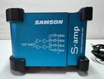 Samson S-amp Stereo Headphone Amplifier With Power Cable. Fixed Price $40.00.