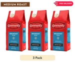 Community Breakfast Blend Ounces, Medium Roast Ground Coffee, 12OZ Bag. Fixed Price $16.99.