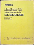 Yamaha GC2020BII Compressor Limiter Original User's Owner's Manual Book. Fixed Price $29.99.