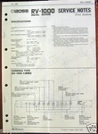 Boss RV-1000 Digital Reverb Unit Original Service Manual, Schematics Booklet. Fixed Price $39.99.