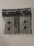 Plateworks Pro Co WP-1013 Dual Xlr Female Wall Lot X2 Stainless Steel, Nip. Fixed Price $29.95.