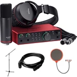 Focusrite Scarlett 2I2 Studio 4TH Gen Audio Interface Bundle + Accessories Kit. Fixed Price $339.99.