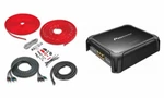 Pioneer GM-DX874 1200W 4-CHANNEL Amplifier W/ Free Belva Gauge Wire Kit. Fixed Price $244.99.