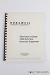 Kurzweil Musicians Guide 1000 Ax Plus Acoustic Expander Manual Vintage Dealer. Fixed Price $59.99.