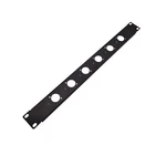 6-HOLE 1U Audio Rack Panel Chassis Mount For Neutrik Size Xlr 1/4" Trs Speakon. Fixed Price $13.99.