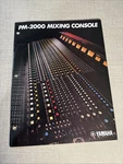 Yamaha PM-2000 Mixing Console Sales Brochure. Fixed Price $25.00.