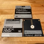 Roland Sound Library Quick Disks (lot Of 4) Strings, Combos. Fixed Price $60.00.