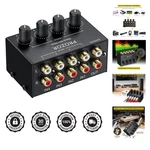 4-CHANNEL Rca Audio Mixer With Independent Controls Ultra Low Noise. Fixed Price $32.79.
