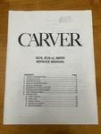 Carver Ecs-u Sbrd Speaker Control Service Manual Original Oem Genuine. Fixed Price $24.99.