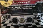 Studebaker SB6053BW Retro Turntable Speed Am/fm Radio Bluetooth Receiver. Fixed Price $89.99.