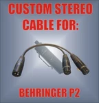 Dual Xlr Female To Stereo Cable Adapter For Behringer P2, Art HP-1 HP1 Iem. Fixed Price $27.99.