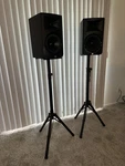 Jbl Lsr 308 Series Powered Studio Monitor Inch Pair With Pyle Usa Stand. Fixed Price $199.00.
