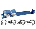 Switchcraft Studiopatch 1625 Patchbays + Rack 4 Custom 3FT. Mogami Cables. Fixed Price $1235.00.