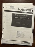 Yamaha MSS1 Midi Synchronizer Service Manual Oem Vintage Diagrams Schematic. Fixed Price $24.99.