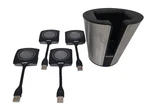Barco Clickshare Kit- 4X R9861006D01 Dongles + R9861006T01 Caddy / Holder. Fixed Price $174.99.
