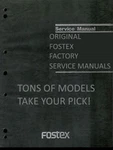 Factory Original Fostex Service Manuals * Tons Choose From - Pick One!. Fixed Price $20.00.
