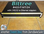 Bittree B422-F16T/24 Patch Bay With RS232 To Ethernet Adapters Excellent. Fixed Price $111.00.