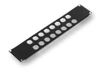 Penn Elcom 19" 16 Hole Rack Panel Punched For D-series Connectors 2U. Fixed Price $48.95.