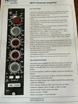 New Heritage Audio HA6673 Neve 1073 Style Mic Pre/eqmodule Authorizeddealervintg. Fixed Price $2999.00.
