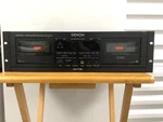 Denon DN-770R Professional Dual Cassette Tape Deck Auto Reverse Rack Mount #e. Fixed Price $155.00.
