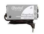 Radial SB-5 Laptop Stagebug Direct Injection Box. Fixed Price $124.99.
