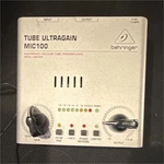 Behringer Tube Ultragain MIC100 Microphone Preamp Vacuum Limiter. Fixed Price $35.00.