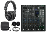 Mackie PROFX10GO 10-CHANNEL Battery Analog Mixer W/fx/usb/bluetooth+headphones. Fixed Price $284.95.