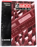 E-mu Systems E6400 Ultra Operation Manual 1990S. Fixed Price $24.99.