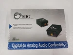 New Siig Digital To Analog Audio Converter (CE-CV0011-S1), Sealed Box. Fixed Price $39.95.
