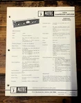 Altec Model 1591A Compressor Owners Manual & Schematic *orig*. Fixed Price $29.97.