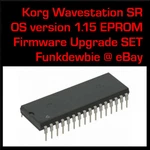 Korg Wavestation Sr Os 1.15 Eprom Firmware Upgrade Set / New Update Chips. Fixed Price $28.94.