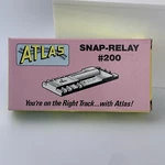 Atlas #200 Ho Snap Relay Track Rail Electrical Power Switch Turnout Control Nib. Fixed Price $19.00.