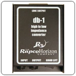Rapco DB1 Straight Line Passive High To Low Impedance Converter. Fixed Price $51.87.