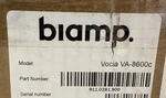 Biamp Vocia VA-8600C Networked Multi-channel Amplifier 911.0281.900. Fixed Price $3449.63.