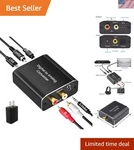 Digital Analog Audio Converter, 192 Khz Dac Coaxial And Optical To.... Fixed Price $34.86.