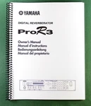 Yamaha PROR3 Instruction Manual: 52 Pages & Protective Covers!. Fixed Price $21.25.