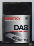 Quantegy DA8 Professional Studio Series MP-113 Master Digital Audio Cassette Nos. Fixed Price $11.56.