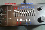 Set Of 11 Replacement Knob Cap Slider Covers For Roland Svc 350 Vocoder. Fixed Price $19.99.
