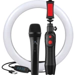Ik Multimedia Irig Video Creator Bundle Streaming Podcast Mic Light Ring Tripod. Fixed Price $125.00.
