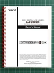 Roland M-1000 Owners Manual User Guide Instructions 29 Pages Usa Made. Fixed Price $17.95.