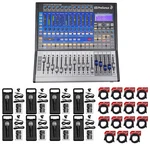 Presonus Studiolive SL-1602 Usb 16.0.2 Digital MIXER+(15) Xlr CABLES+(8) Mics. Fixed Price $1284.99.