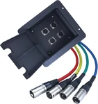 Pro Audio Recessed Stage In Floor Pocket Box Black With Prewired Connections. Fixed Price $166.99.