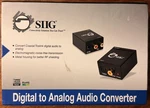 Siig Digital To Analog Audio Converter (CE-CV0011-S1), Free Shipping. Fixed Price $43.23.