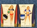 Holley Dorrough Andrea Lowell, Jersey Swatch 2011, Benchwarmer, Cards,. Fixed Price $49.98.