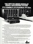 Vtg 80S Dbx 900 Series Module Magazine Print Ad De-esser Noise Gate Compressor. Fixed Price $7.99.