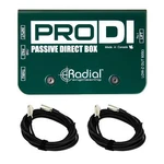 Radial Engineering Prodi Direct Box Bundle With Xlr Cables. Fixed Price $134.99.