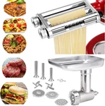 Kitchenaid Mixer Attachments: Food Grinder & Pasta Maker Set. Fixed Price $202.99.