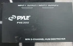 Pyle PHE300 Channel Hum + Noise Destroyer W/ (2) 1/4" Inch Inputs & Ouputs. Fixed Price $15.00.