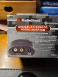 Radio Shack Digital Audio To Analog Converter - 1500093 With Power Cord. Fixed Price $15.00.