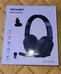 Tecknet Bluetooth Headset TK-HS005 Single/dual Ear 50HRS Black Open Box. Fixed Price $43.00.